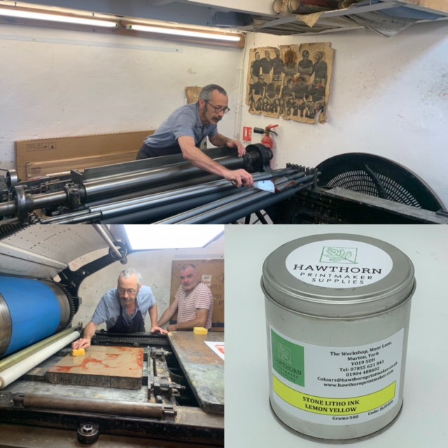 Stone Litho Ink by Hawthorn