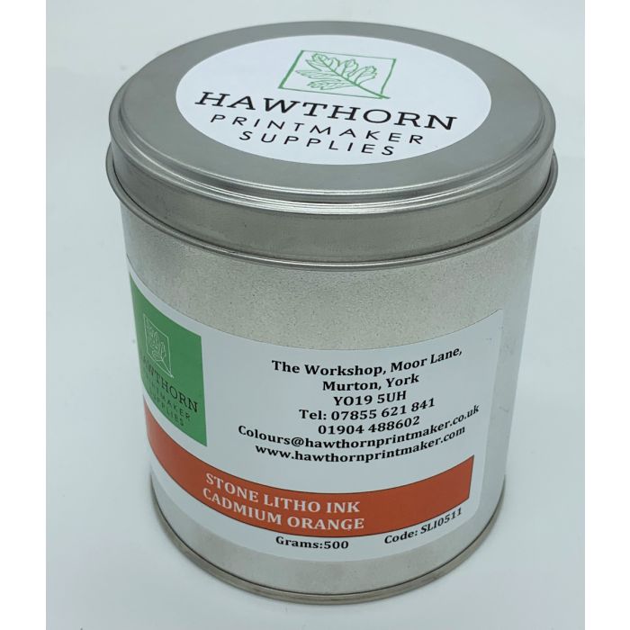 Hawthorn Stone Litho Cadmium Orange 500gm